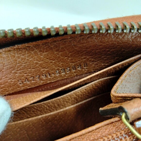 Gucci Long Wallet Brown Canvas mon337-100925 - Picture 7 of 9